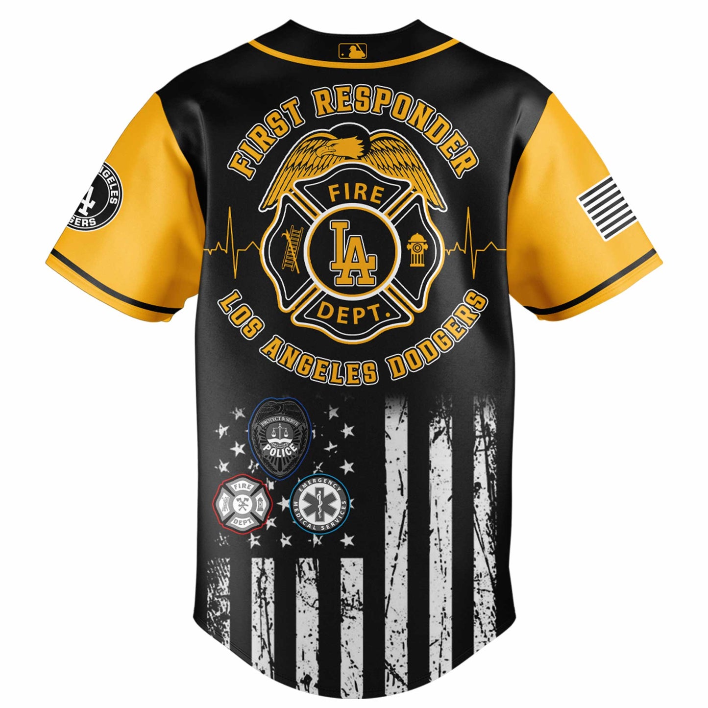 Los Angeles Dodgers MLB x First Responders Night Jersey Limited Edition