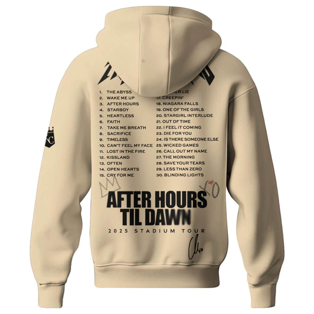 KC x The Weeknd After Hours Til Dawn Hoodie Limited Edition