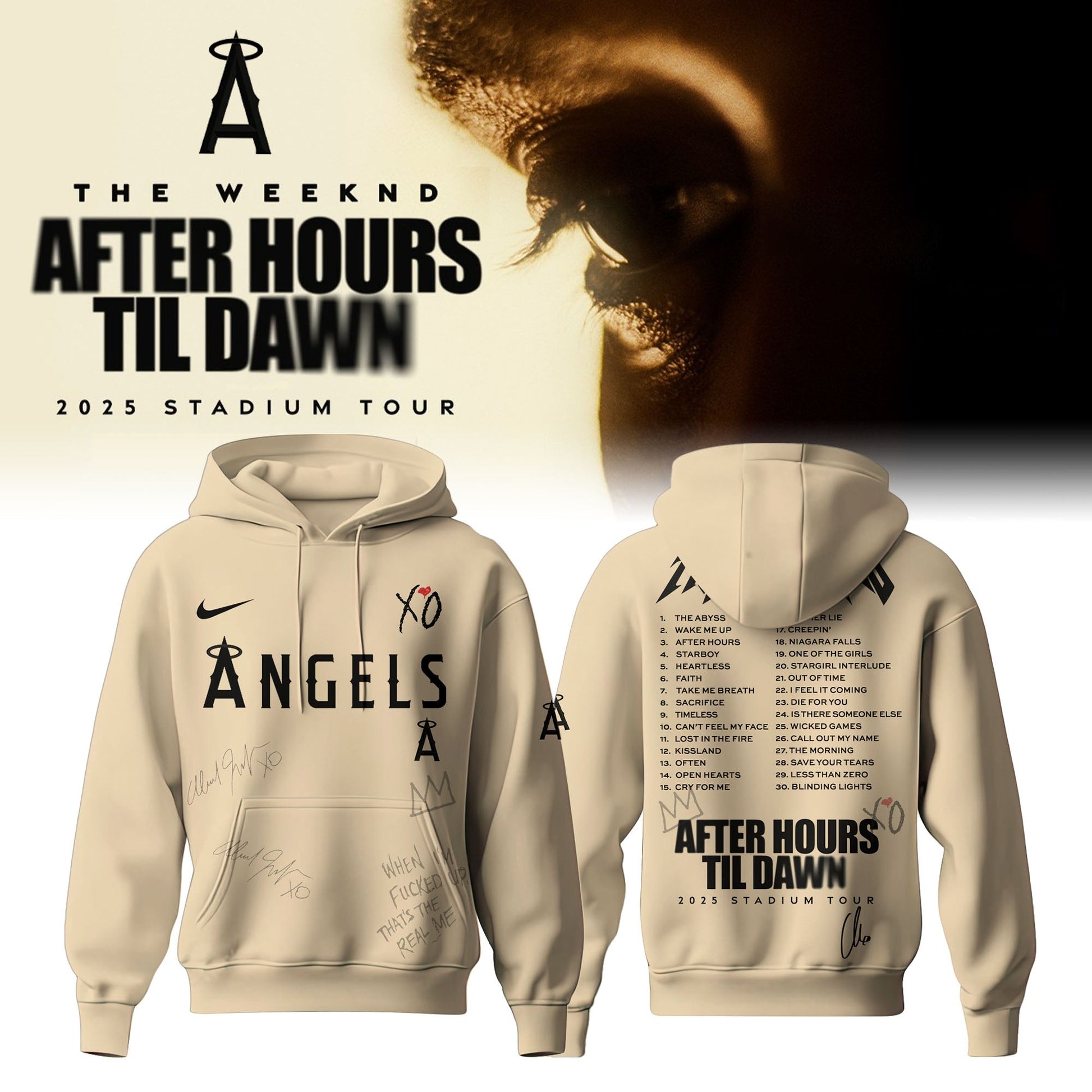LAA x The Weeknd After Hours Til Dawn Hoodie Limited Edition
