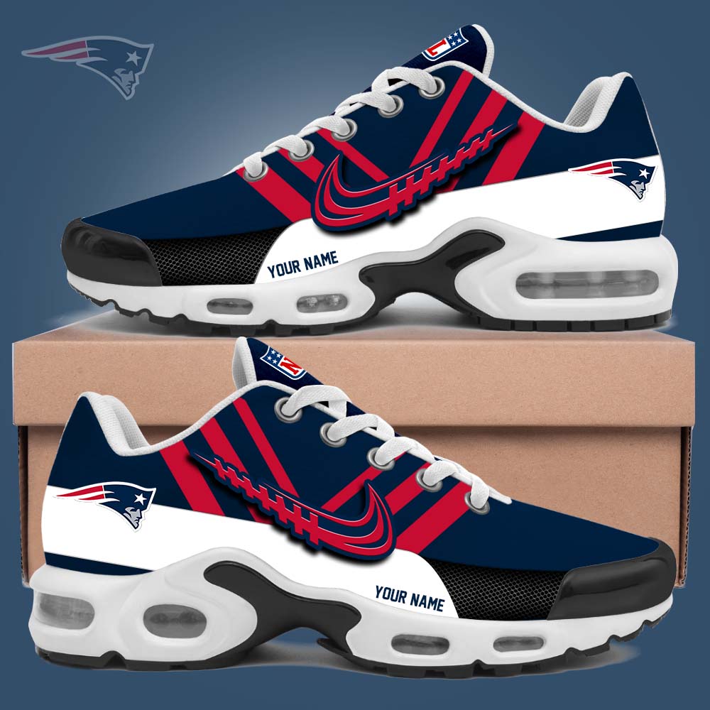 New England Patriots Personalized Air Max Plus Sneakers
