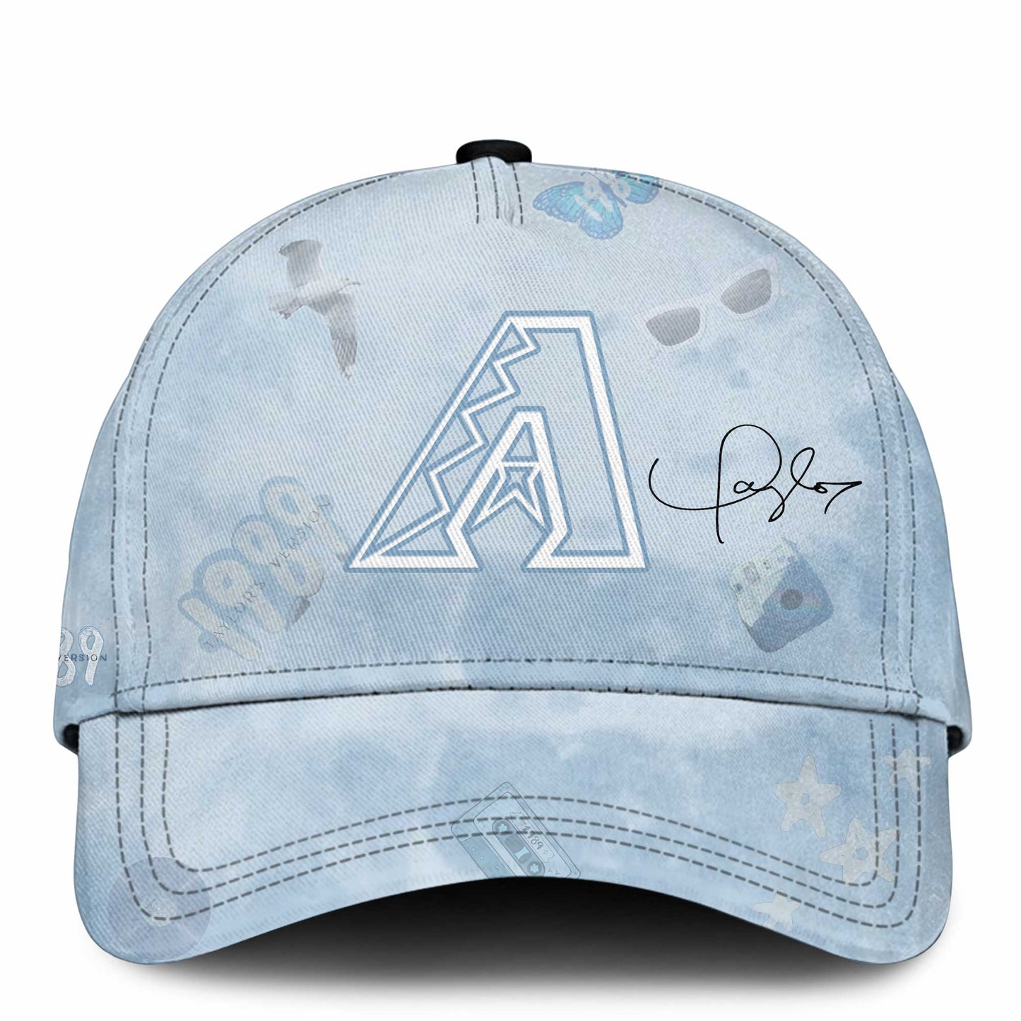 ARI 1989 Sky Blue Baseball Jersey