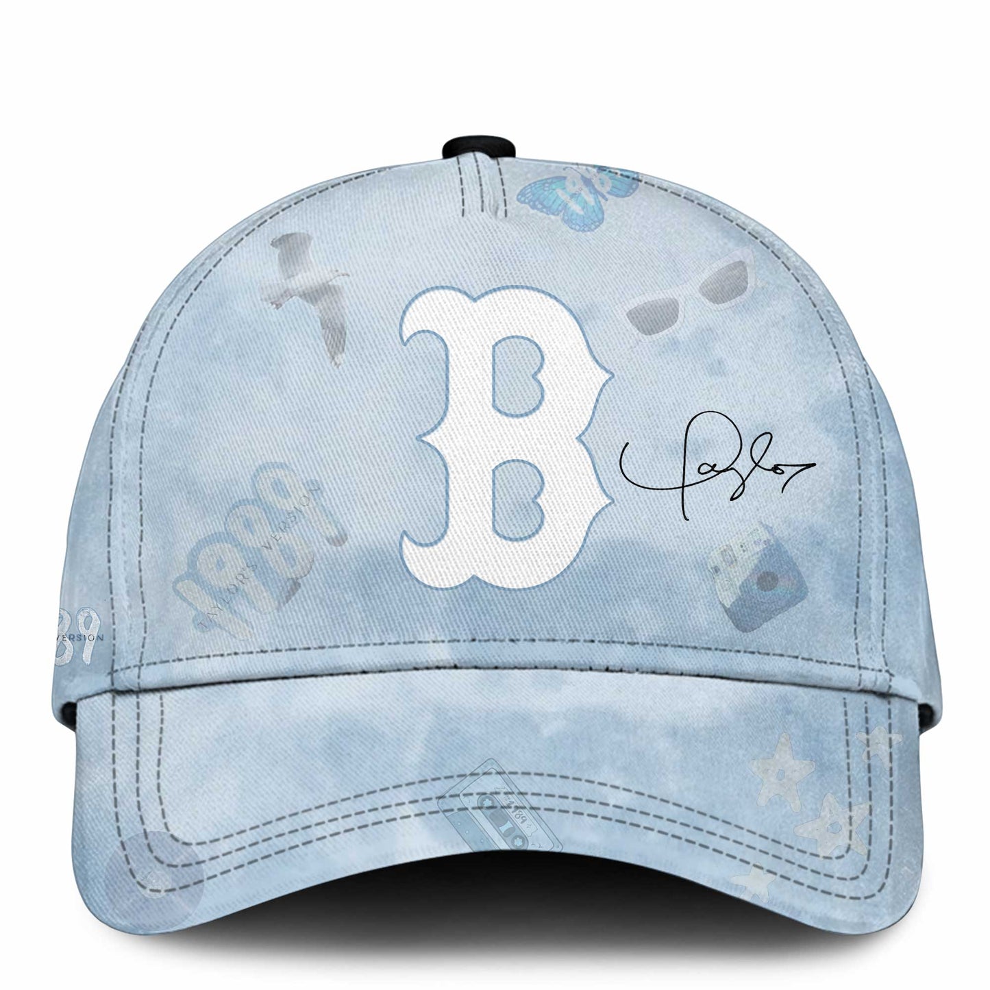 BOS 1989 Sky Blue Baseball Jersey