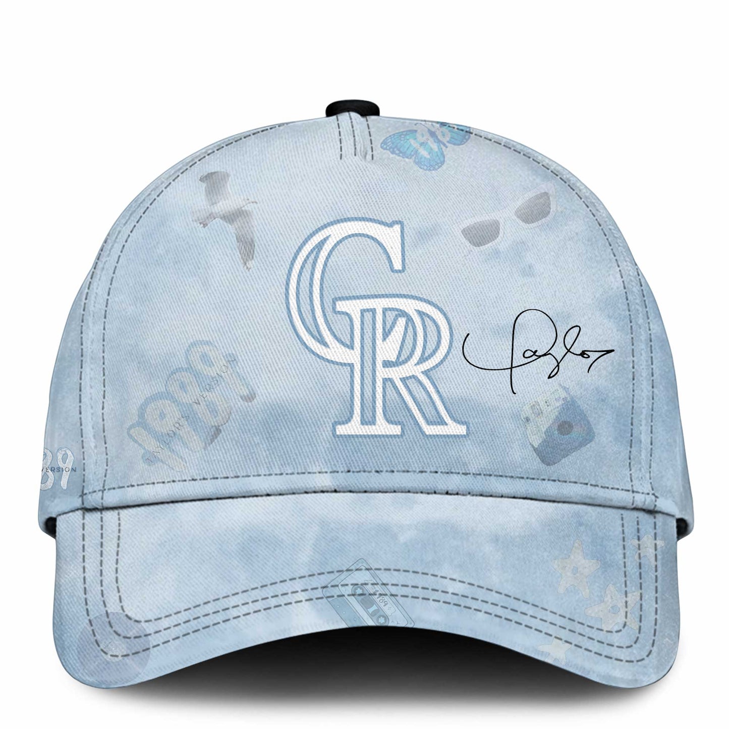 COL 1989 Sky Blue Baseball Jersey