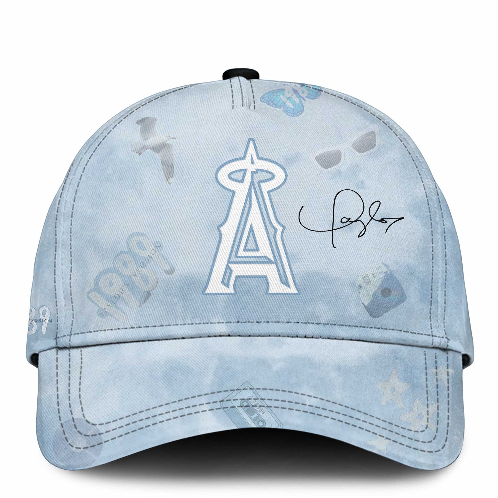 LAA 1989 Sky Blue Baseball Jersey