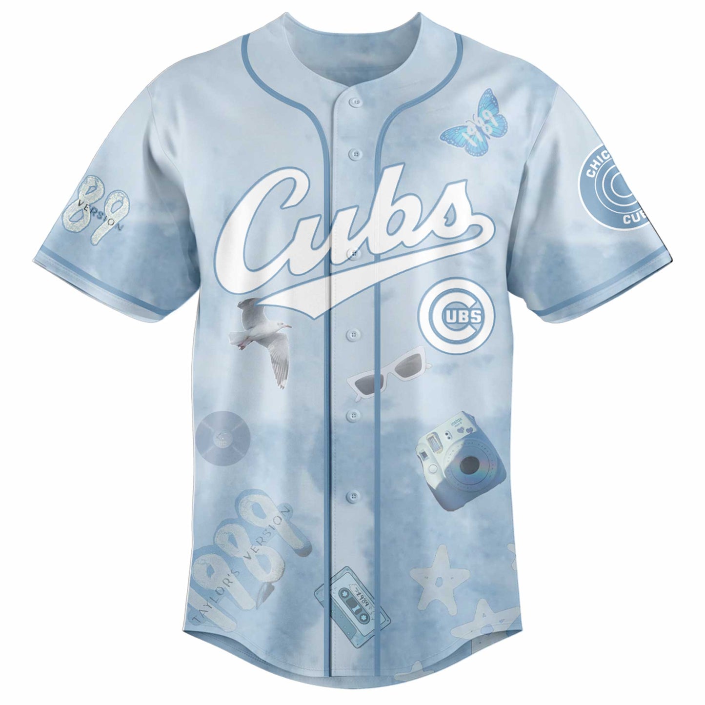 CHC 1989 Sky Blue Baseball Jersey