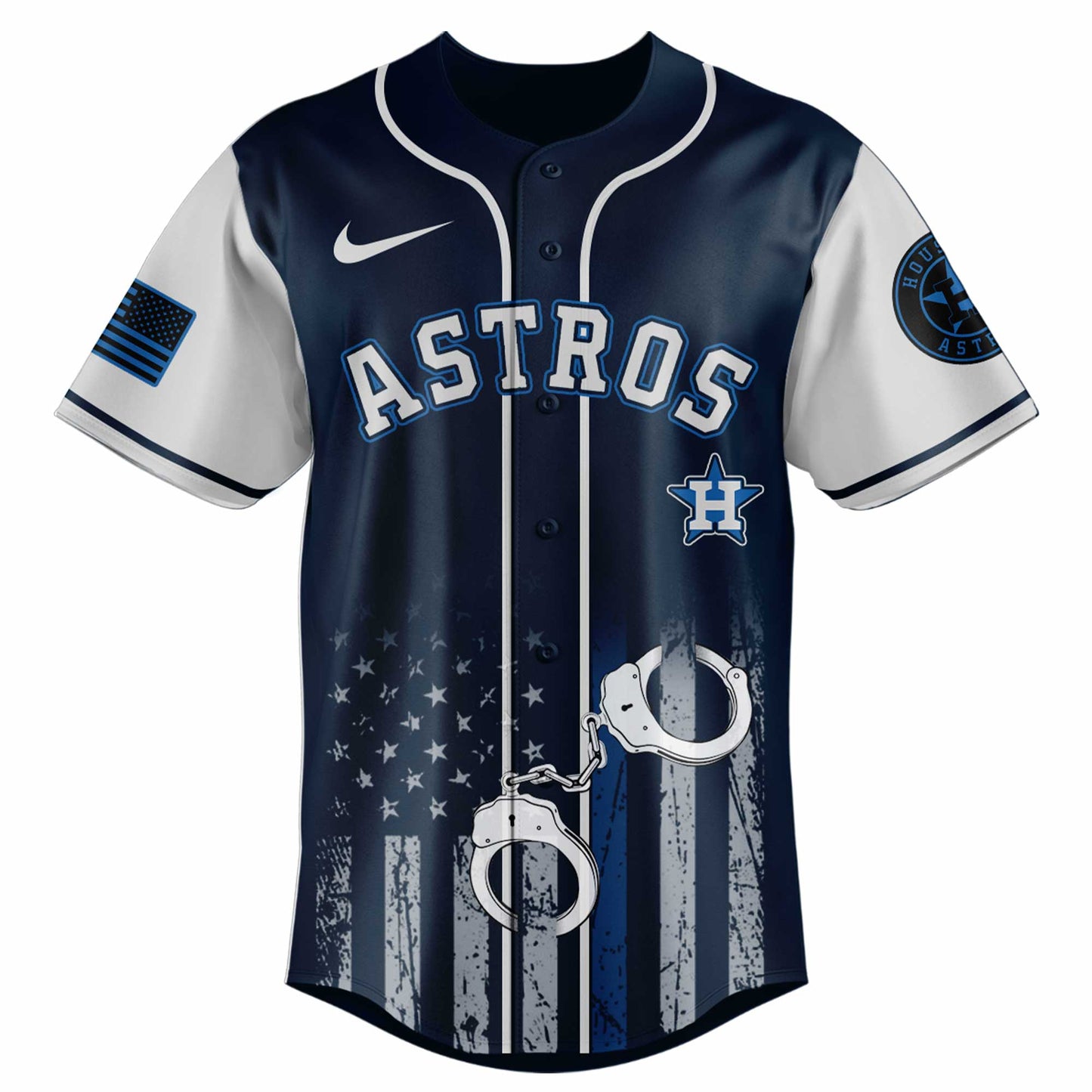 Houston Astros MLB x Law Enforcement Appreciation Day Jersey Limited