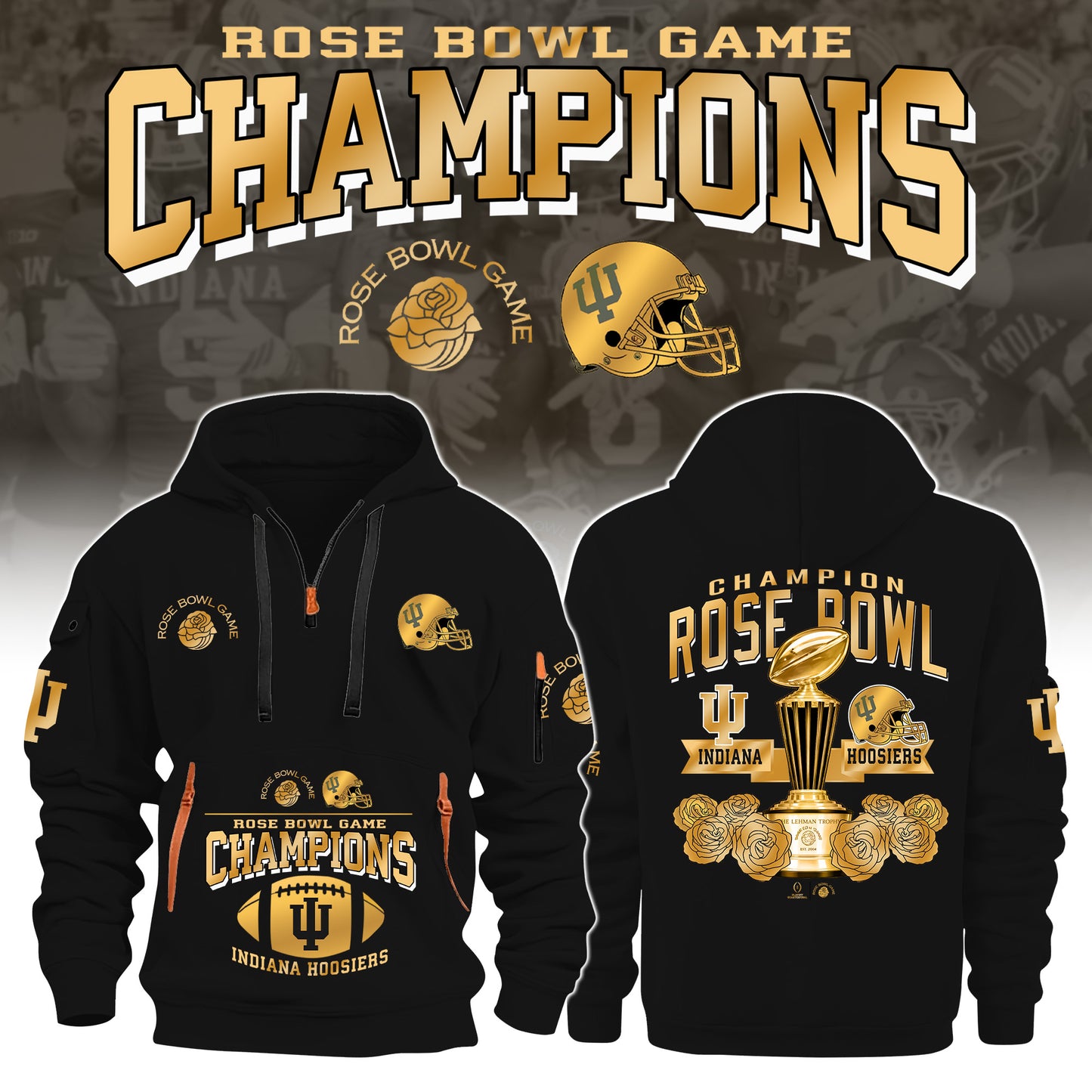 IU Hoosiers Football Rose Bowl Champions Special Limited Edition