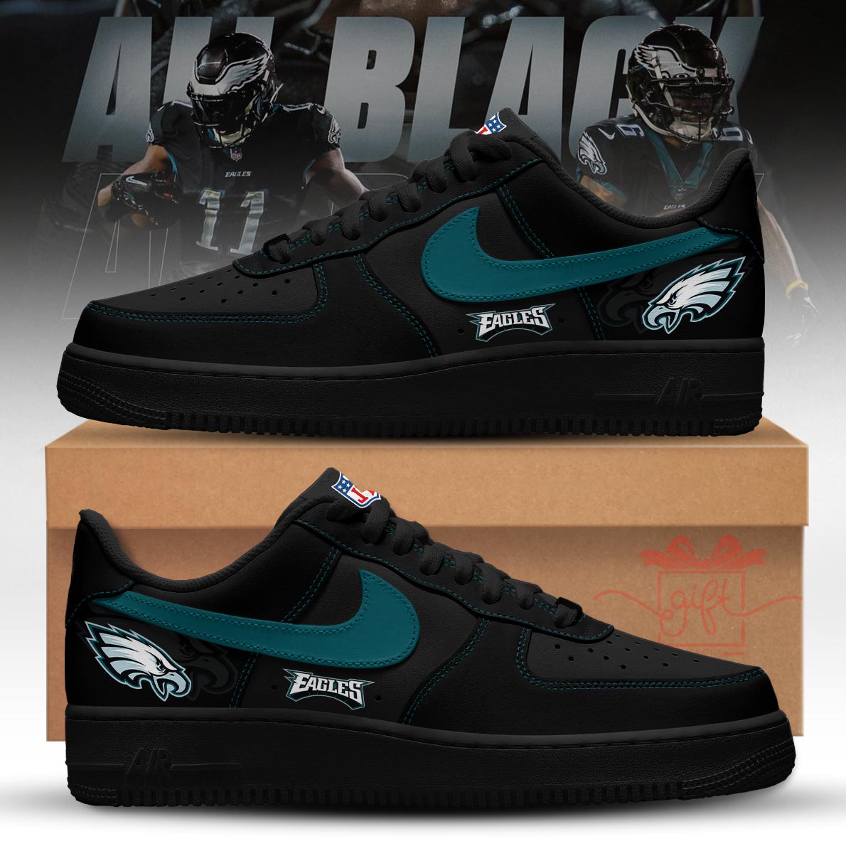 Eagles Blackout Edition Shoes 2026