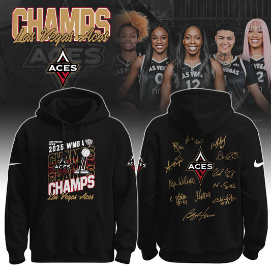 _ Las Vegas Aces WNBA 2025 Champions Hoodie Limited Edition V1