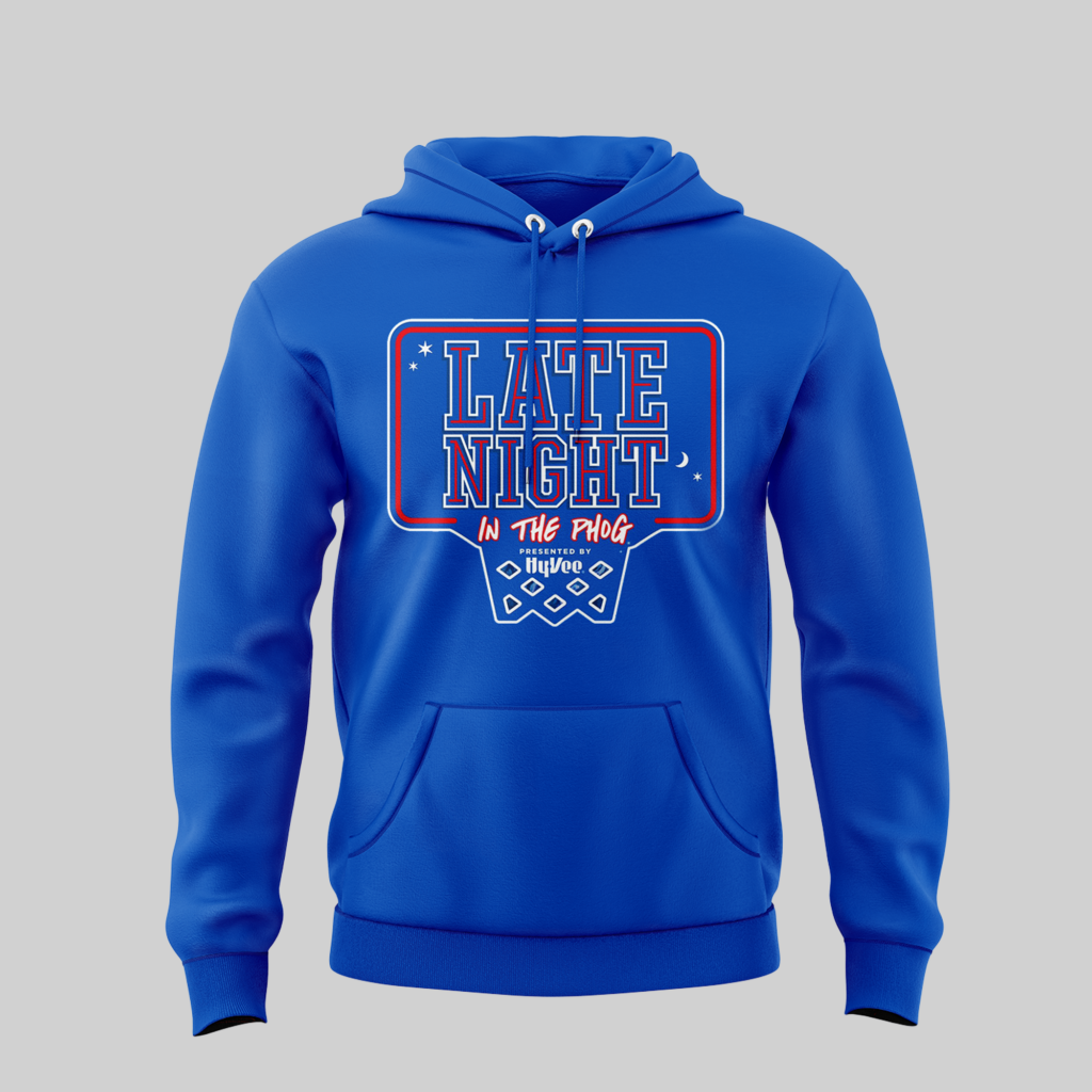 Official Kansas Jayhawks 2024 Late Night In The Phog Basketball Hoodie