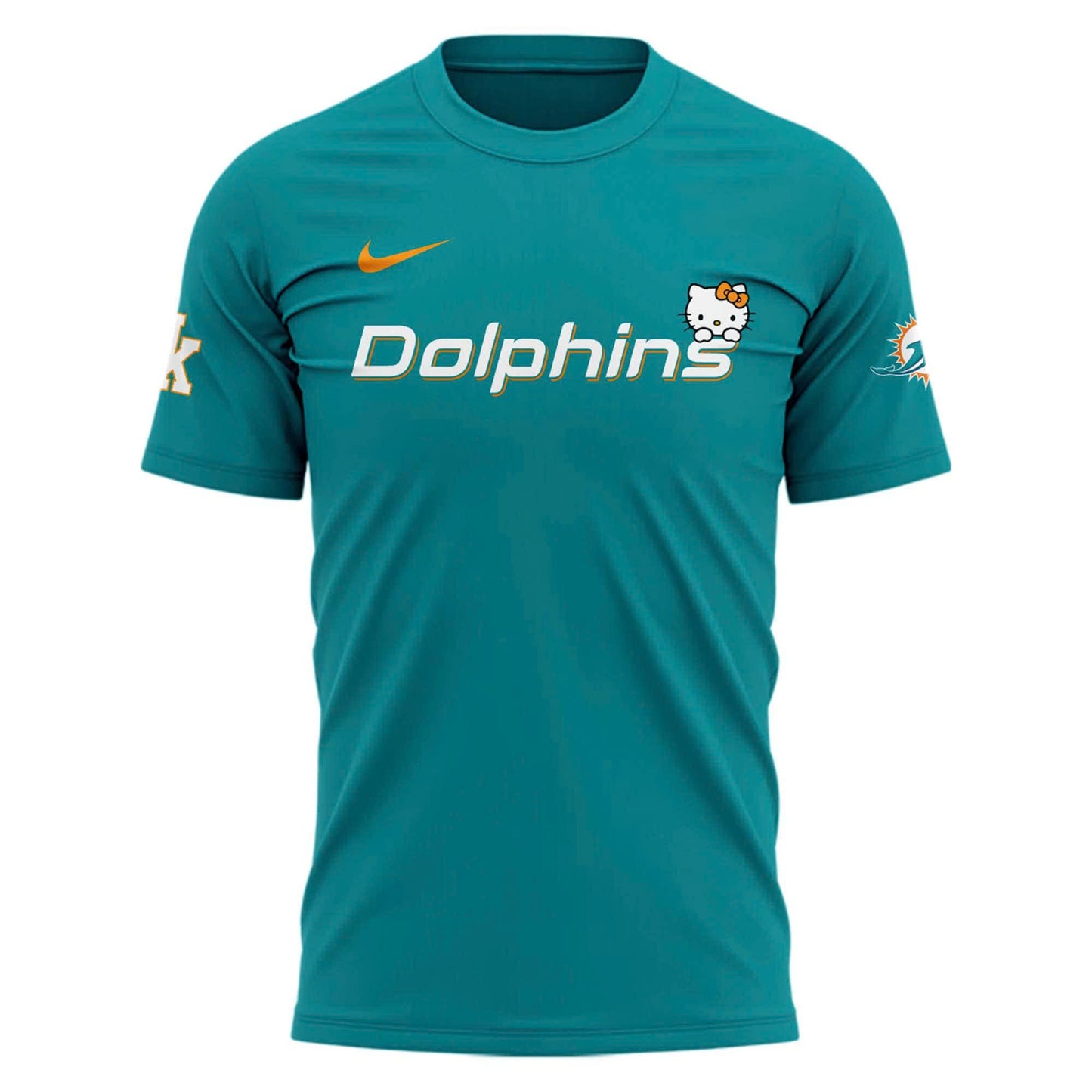 Special New Dolphins x Hello Kitty Tshirt 2025