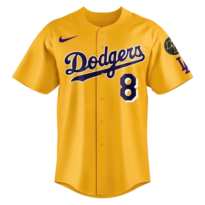 Los Angeles Dodgers x Lakers x Kobe Bryant 8/24 Limited Jersey v1