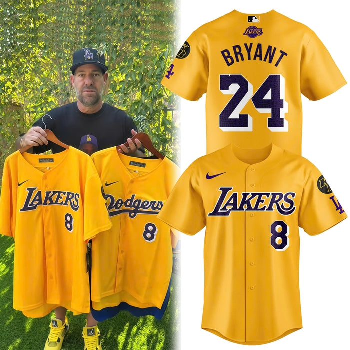 Los Angeles Dodgers x Lakers x Kobe Bryant 8/24 Limited Jersey v2