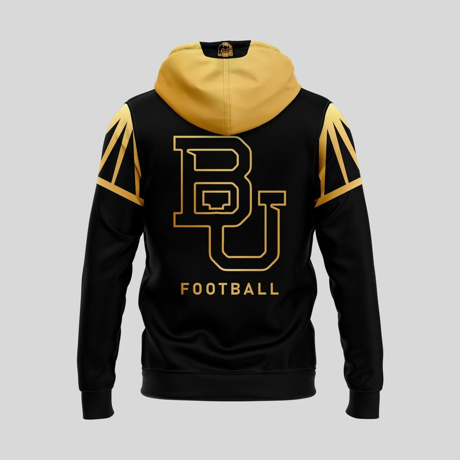 Men's Gold Chrome Baylor Football Hoodie 2025