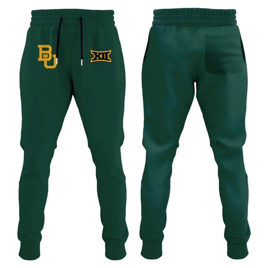 Men's Chrome Era Baylor Football Hoodie Green And Gold 2025