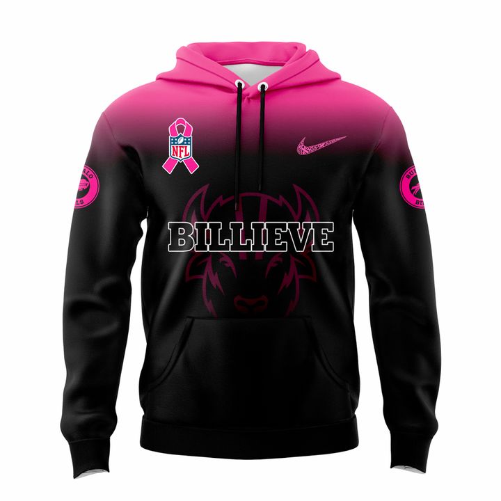 Buffalo Bills NFL Breast Cancer Awareness 2025-2026 Hoodie v2