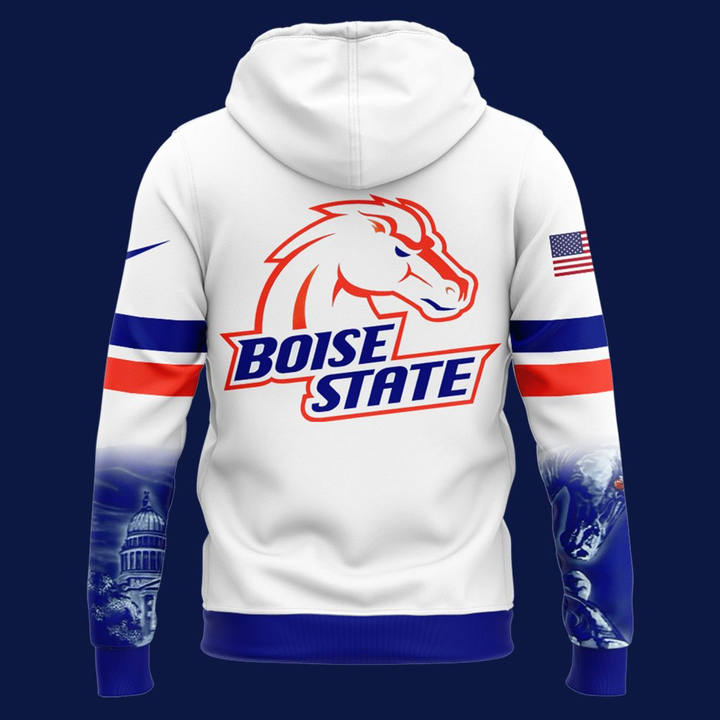 Boise State Broncos Football "The Blue and the State of Idaho" Special Edition 2025 Hoodie V8