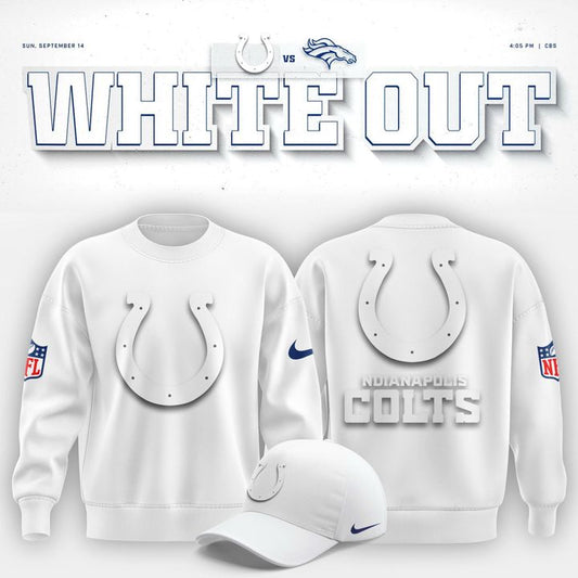 Indianapolis Colts "White Out" Sweatshirt V1