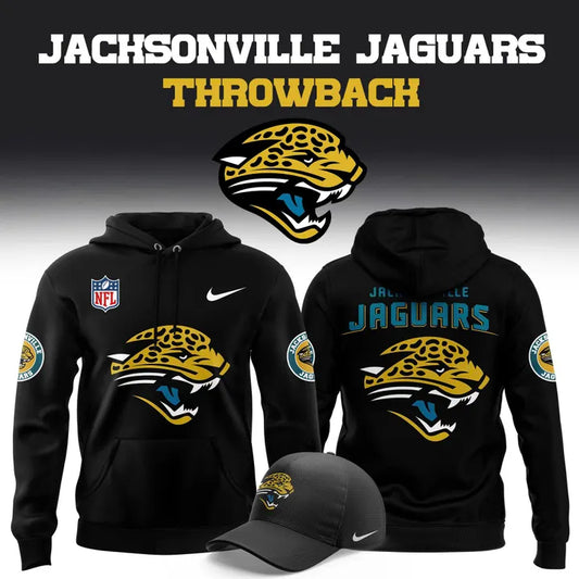 Jacksonville Jaguars Throwback Logo Hoodie