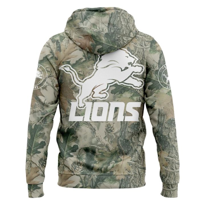 Limited Edition Detroit Lions Hunting New 2025-26 Hoodie