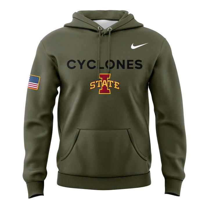 Limited edition Veterans Day hoodie from the Iowa State Wrestling!