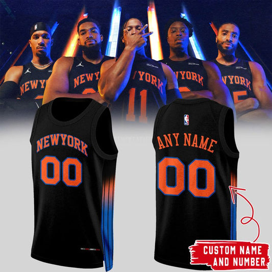 2025 New York Knicks Statement Edition Basketball Jersey Custom Name Numbers