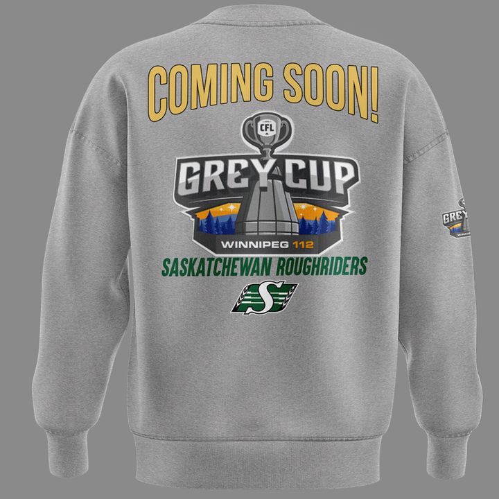 02.Saskatchewan Roughriders GreyCup Champions 2025 Sweatshirt