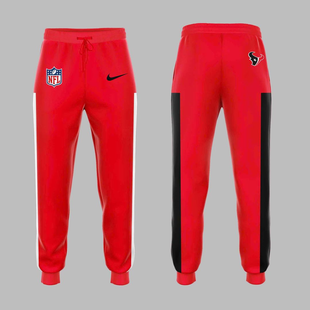 _ Houston Texans Battle Red Game Jersey Custom