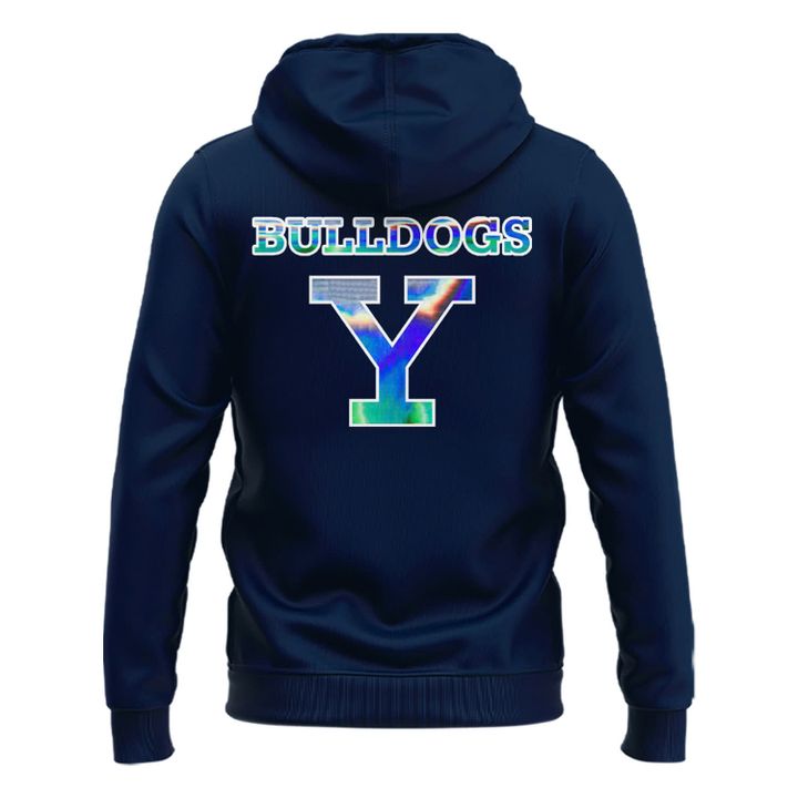 Special New Yale Bulldogs Football Edition Uniform Hoodie.