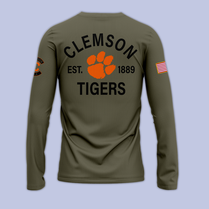 Clemson Football x - Military Appreciation 2025 Long Tee