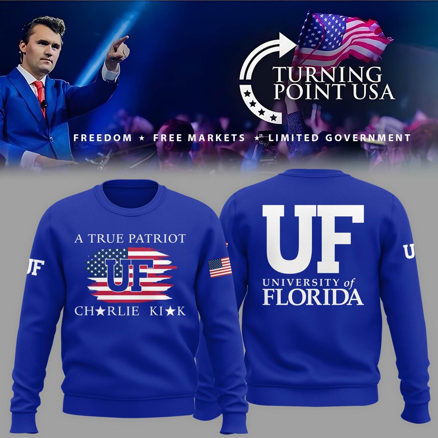 University of Florida x Turning Point USA Hoodie Sweatshirt