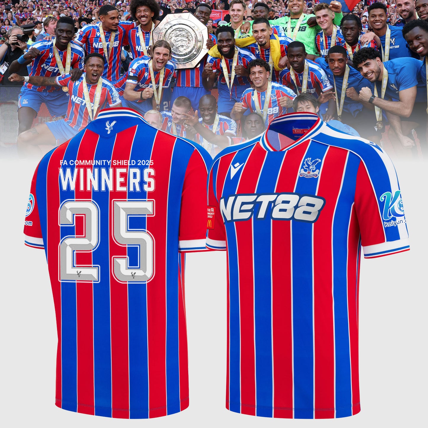 Crystal Palace F.C. FA Community Shield Winners 2025 Jersey