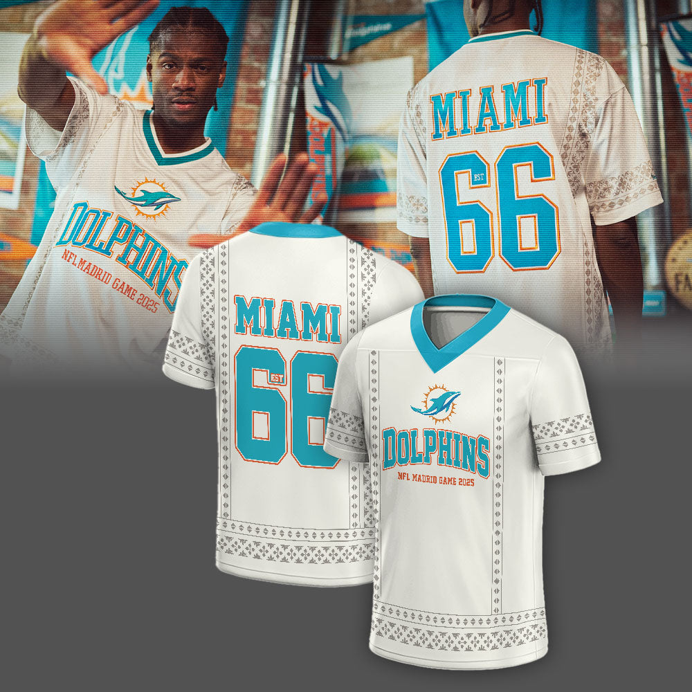 Miami Dolphins in Madrid Game Limited Edition Shirt