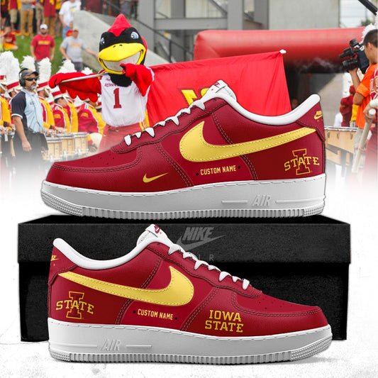 _ Iowa State Cyclones Football Special Edition AF1 Sneakers