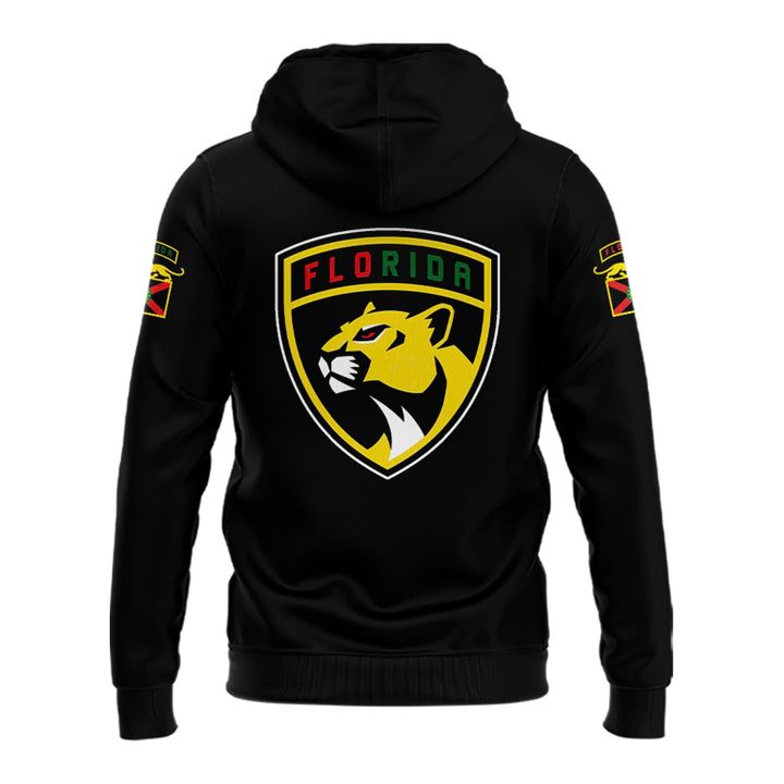 2A . Florida Panthers 2025 Black History Night Hoodie