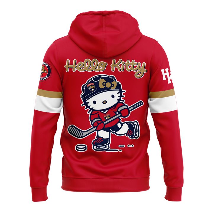 Limited Edition Florida Panthers x Hello Kitty Hoodie 2025