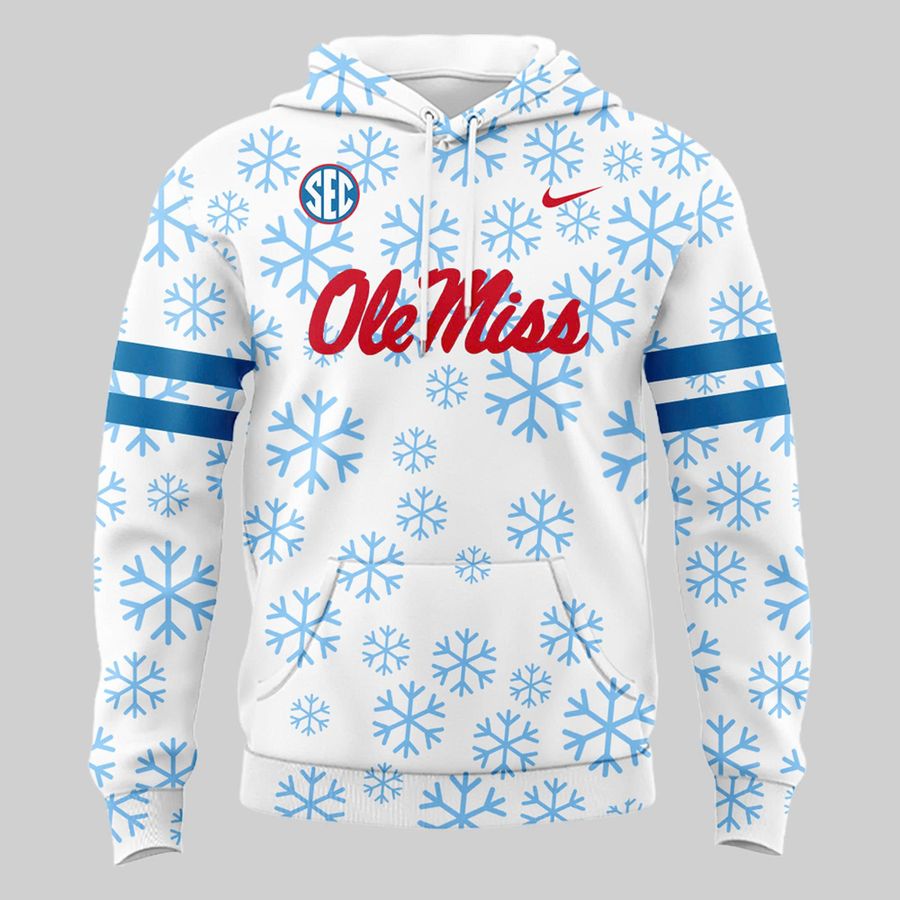 Special Edition Ole Miss Icy White Uniform Hoodie