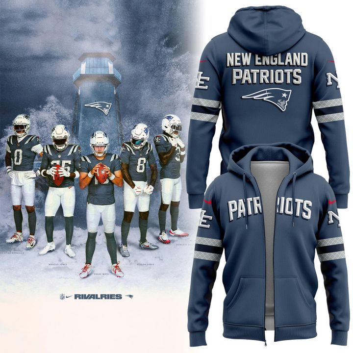 Special Edition New England Patriots zip hoodie πππ«ππ‘π§πππ¨. For fans in 2025.
