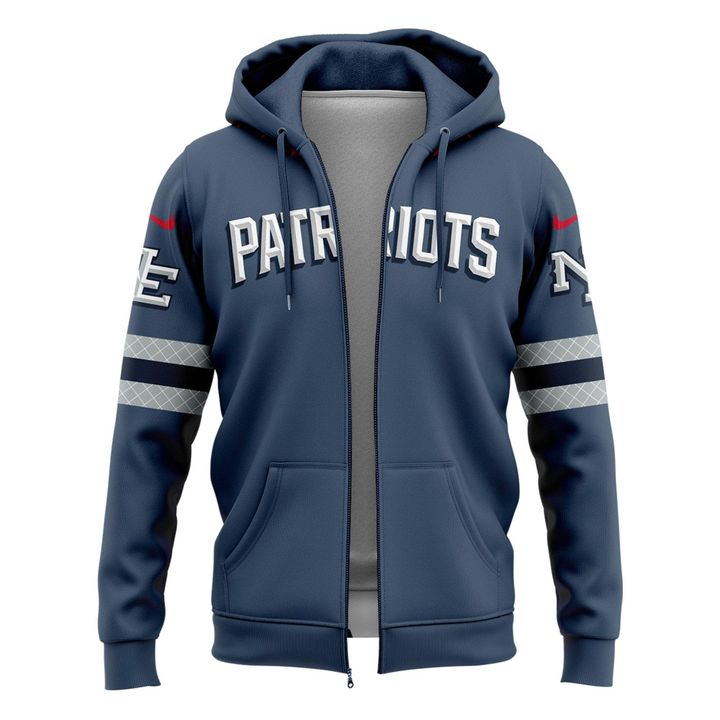 Special Edition New England Patriots zip hoodie πππ«ππ‘π§πππ¨. For fans in 2025.