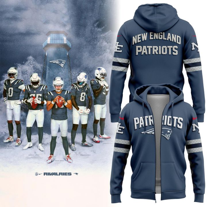 Special Edition New England Patriots zip hoodie πππ«ππ‘π§πππ¨. For fans in 2025