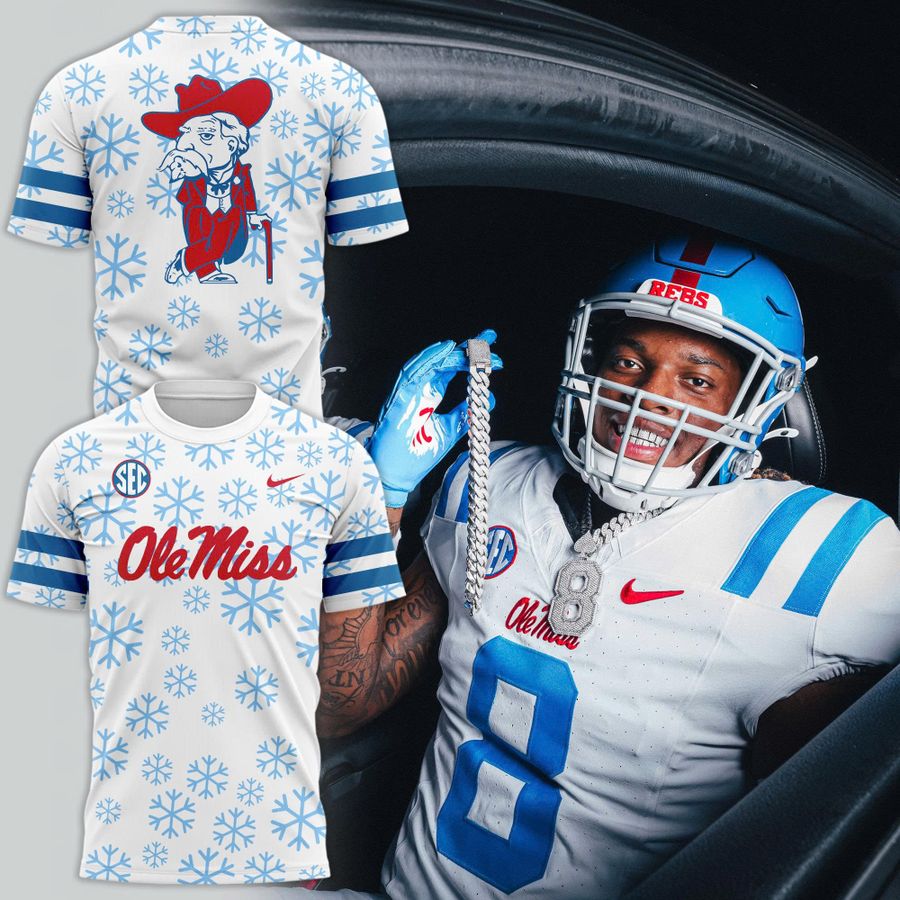 Special Edition Ole Miss Icy White Uniform Tshirt