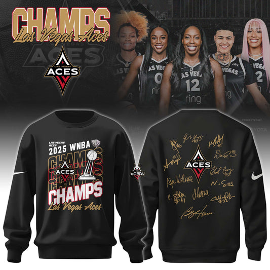 _ Las Vegas Aces WNBA 2025 Champions Sweatshirt Limited Edition V1