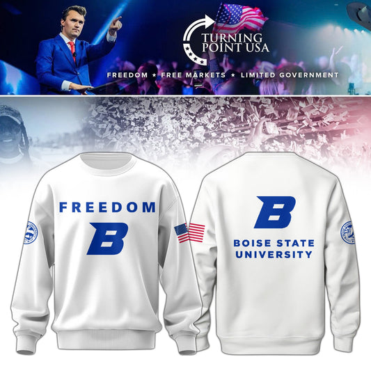 Limited Edition Boise State University x Turning Point USA Sweatshirt