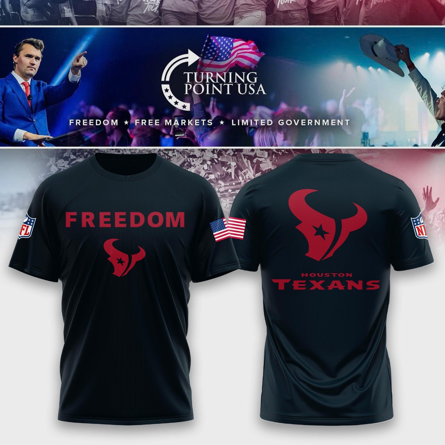. HOU Freedom Legacy Tshirt