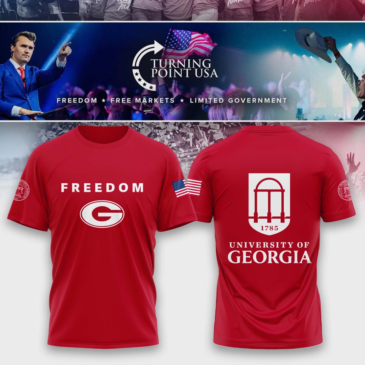 . Georgia Campus Freedom Tshirt