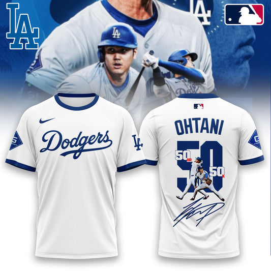 LA Dodgers x Shohei Ohtani 50/50 Home Run T-shirt Editions Limited +Selling Out Fast