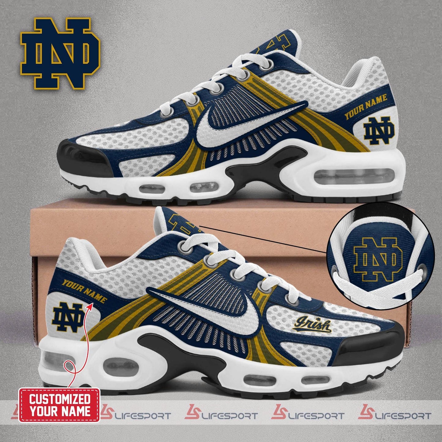 Notre Dame Fighting Irish 2025 TN Plus Shoes