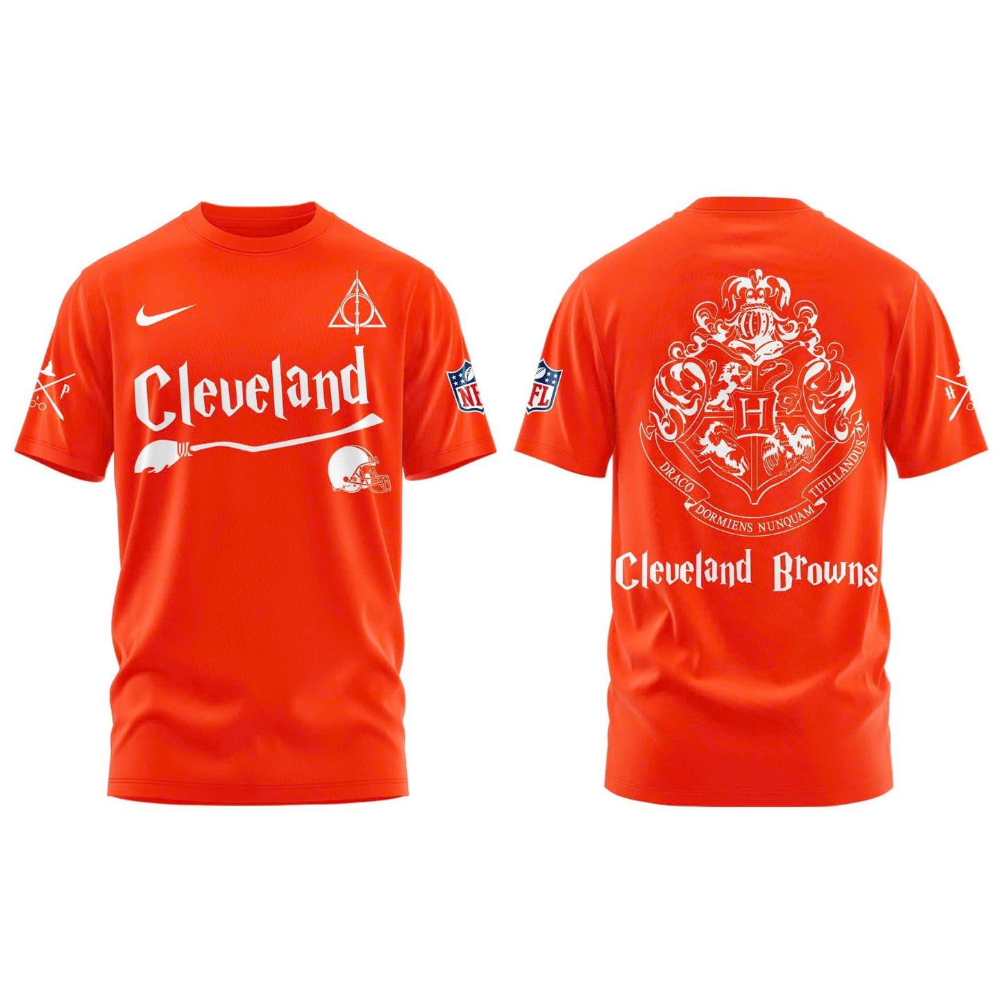 Cleveland Browns Harry Potter Combo T-Shirt