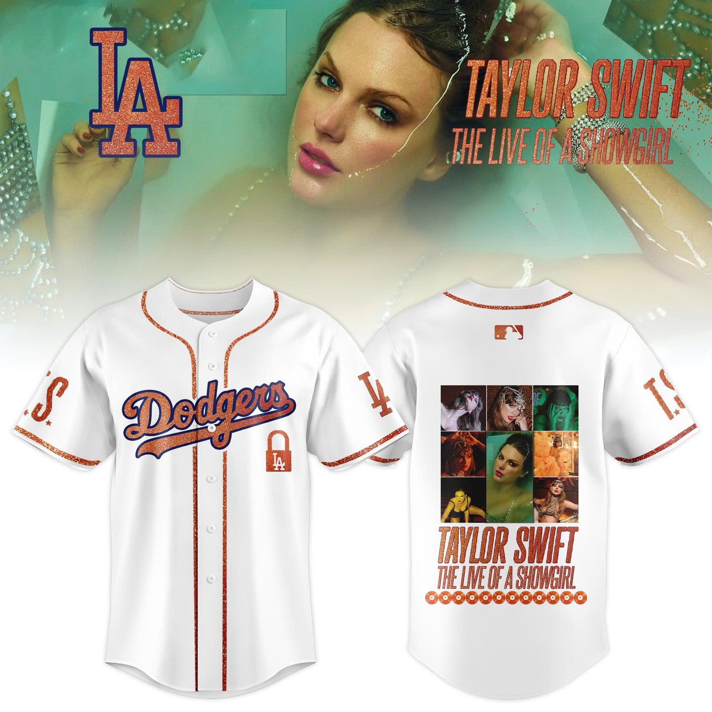MLB x Taylor Swift “The Life of a Showgirl” Album 2025 Limited Editions Jersey
