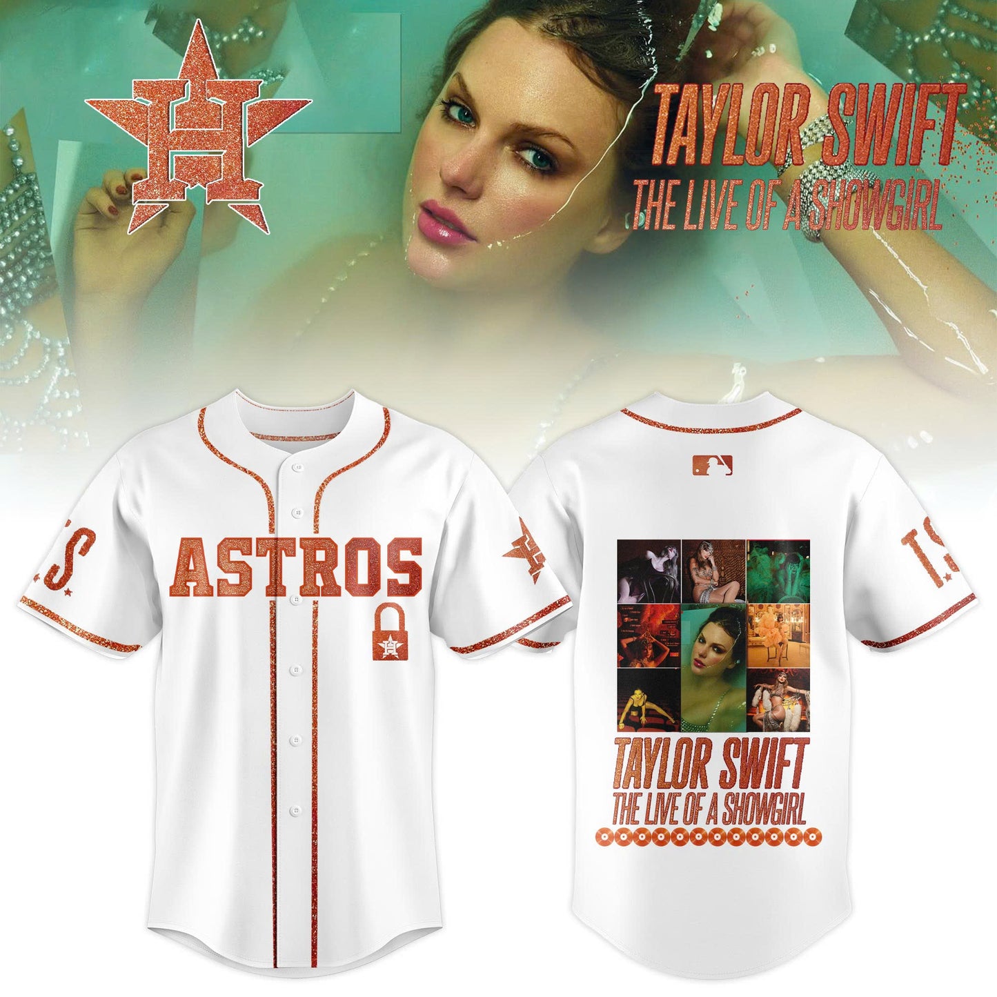MLB x Taylor Swift “The Life of a Showgirl” Album 2025 Limited Editions Jersey